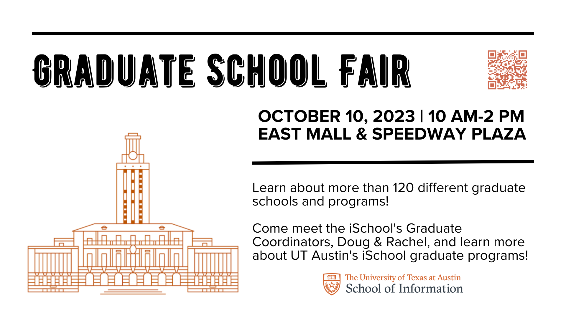 Graduate School Fair Promotional Graphic