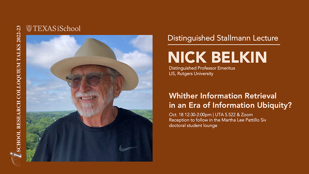 Stallman Lecture - Belkin