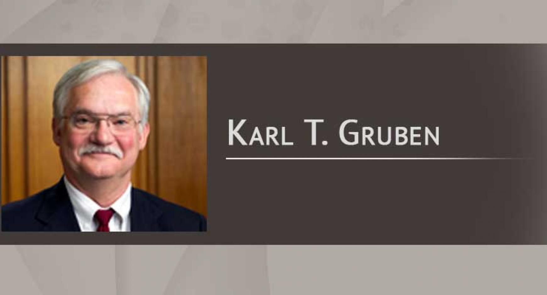 Karl T. Gruben, iSchool alumnus