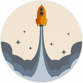 iSchool Open House (rocket ship logo)